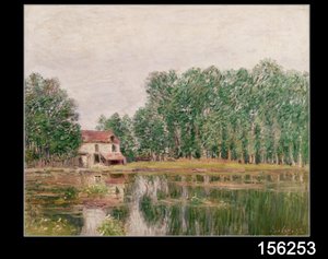 Les rives du canal à Moret-sur-Loing, 1892 - Alfred Sisley